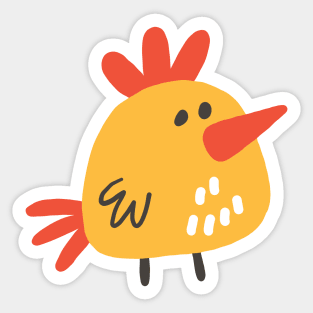 Little Yellow Chicken Sticker